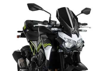 PUIG New Generation Touring Screen - Kawasaki Z900 (SE) 2020-24 - Motorcycle Performance Store