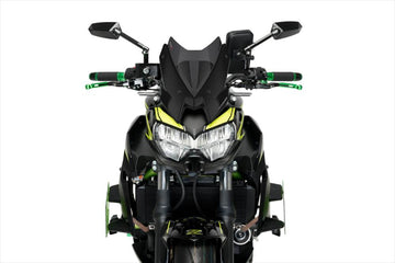 Puig Naked New Generation Sports Screen Kawasaki Z650 - 2020-25 - Motorcycle Performance Store