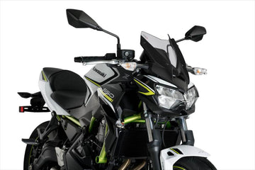 Puig Naked New Generation Sports Screen Kawasaki Z650 - 2020-25 - Motorcycle Performance Store