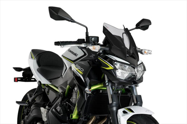 Puig Naked New Generation Sports Screen Kawasaki Z650 - 2020-25 - Motorcycle Performance Store