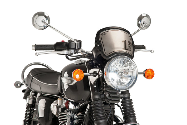 Puig Front Plate for the Triumph Naked Bike Range. Available at Motorcycle Performance Store.