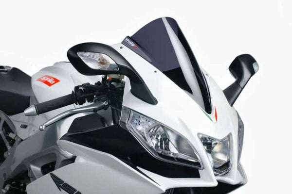 Puig Z-Racing Screen Dark Smoke for the Aprilia RS125. Available at Motorcycle Performance Store