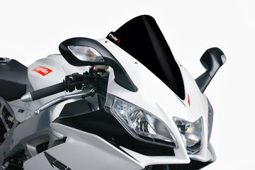 Puig Z-Racing Screen Matt Black for the Aprilia RS125. Available at Motorcycle Performance Store
