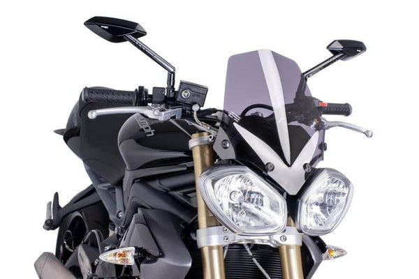 PUIG New Generation Sports Screen - Triumph Street Triple 675 / R 2013-16 - Motorcycle Performance Store