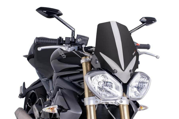 PUIG New Generation Sports Screen - Triumph Street Triple 675 / R 2013-16 - Motorcycle Performance Store