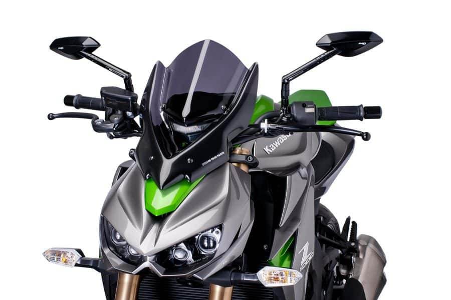 PUIG New Generation TOURING Screen - Kawasaki Z1000 — Motorcycle 