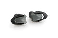 Puig R19 frame sliders fitted to BMW F800R 2015–2019 nylon crash protectors with grey rubber ends
