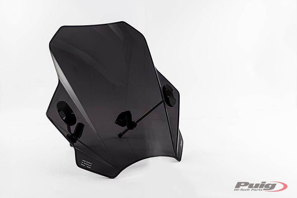 PUIG Windshield Bat Universal Screen- Indian Scout / Bobber 2015-25 - Motorcycle Performance Store