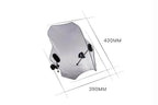 PUIG Windshield Bat Universal Screen- Indian Scout / Bobber 2015-25 - Motorcycle Performance Store