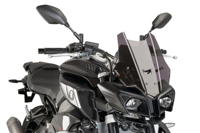 Puig Touring Screen for the Yamaha MT-10 (SP). Available at Motorcycle Performance Store.