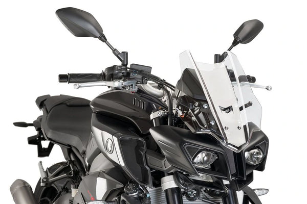 Puig Touring Screen for the Yamaha MT-10 (SP). Available at Motorcycle Performance Store.