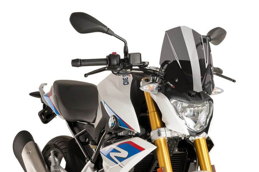 PUIG New Generation Sport Screen BMW G310 R 2016-24 - Motorcycle Performance Store 