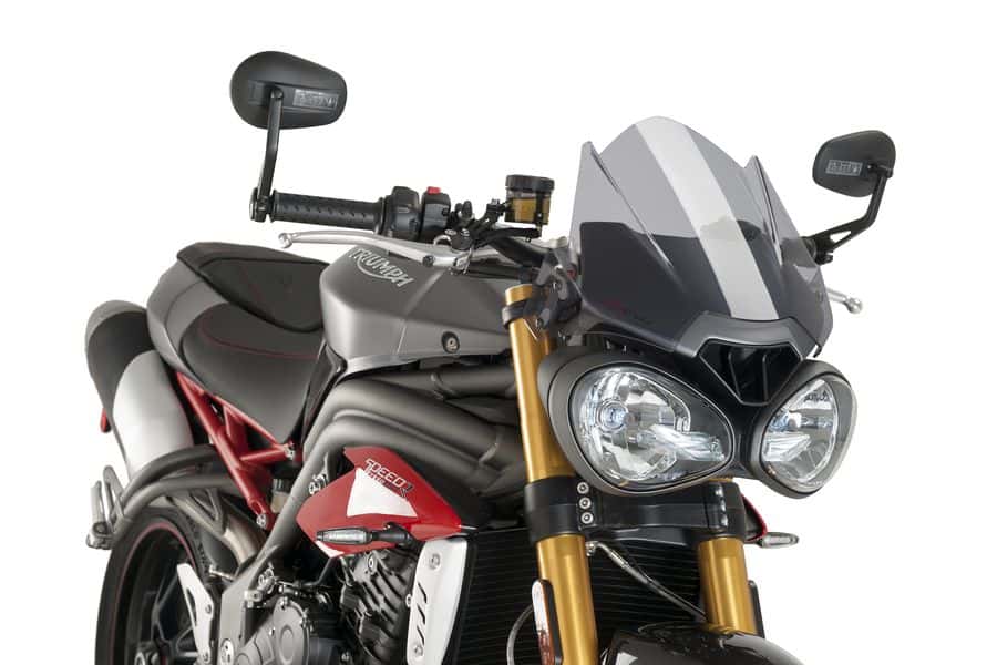 Puig New Gen Sport Screen Triumph Street Triple 765 RS 2017-19 - Motorcycle Performance Store 