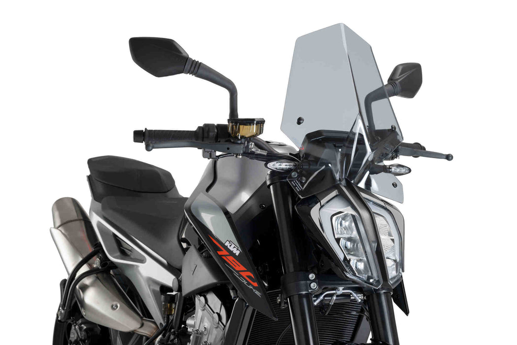 Puig New Generation Sport Screen KTM Duke 890 ( R / L / GP) 2020-24 - Motorcycle Performance Store 