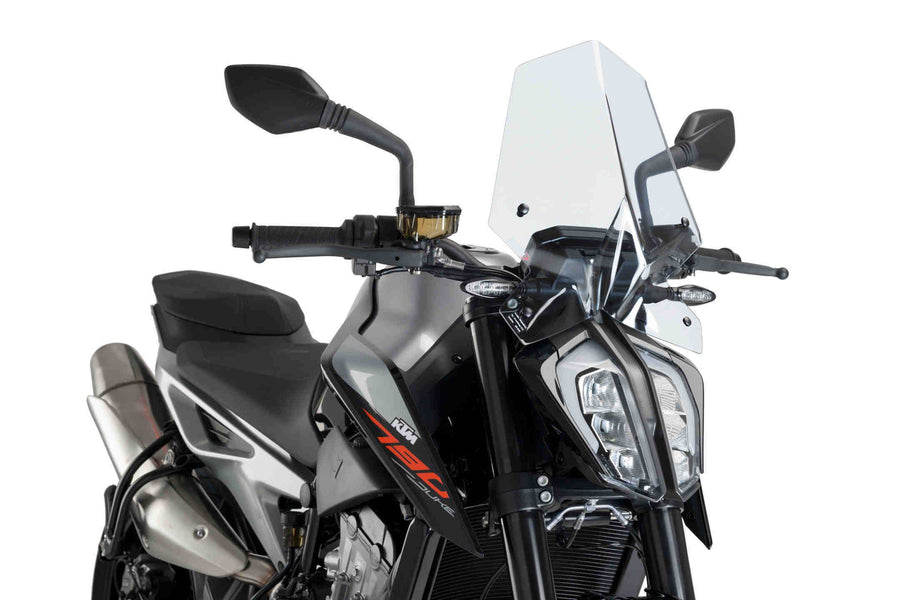 Puig New Generation Sport Screen KTM Duke 890 ( R / L / GP) 2020-25 - Motorcycle Performance Store