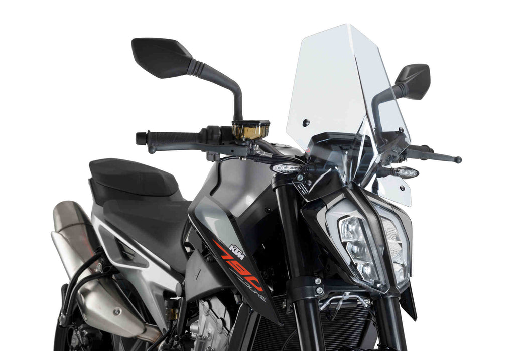 Puig New Generation Sport Screen KTM Duke 890 ( R / L / GP) 2020-24 - Motorcycle Performance Store 