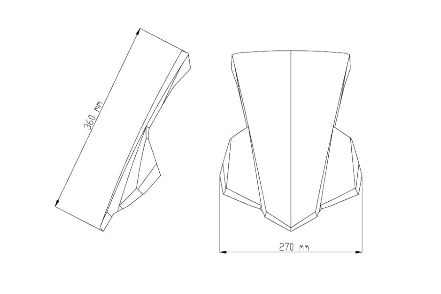 PUIG Naked New Generation Screen Honda CB650F 2014-18 - Motorcycle Performance Store 