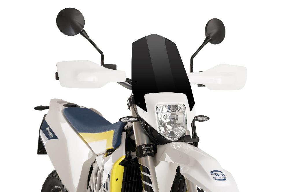 Puig Black Sports Screen for the Husqvarna Enduro 701