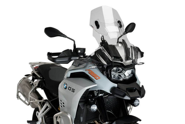 PUIG Adjustable Touring Racing Screen BMW F800GS 2024-25 - Motorcycle Performance Store