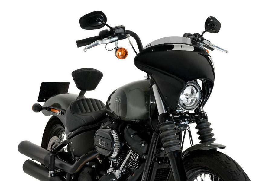 PUIG Batwing SML Sport Screen Harley Davidson Softail Street Bob 2021-24 - Motorcycle Performance Store