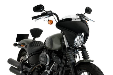PUIG Batwing SML Sport Screen Harley Davidson Softail Street Bob 2021-24 - Motorcycle Performance Store