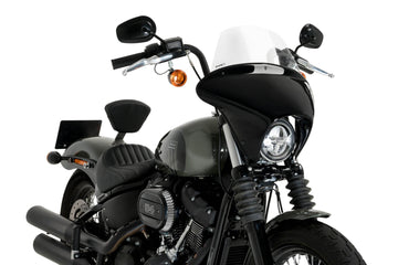 PUIG Batwing SML Touring Screen Harley Davidson Softail Street Bob 2021-24 - Motorcycle Performance Store