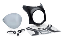 PUIG Black Retro Semi Fairing Screen Honda CB650R 2024-26 - Retro Semi Fairing