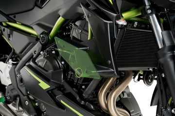 PUIG Downforce Naked Spoilers Kawasaki Z650 2020-24 - Downforce Naked Side Spoilers