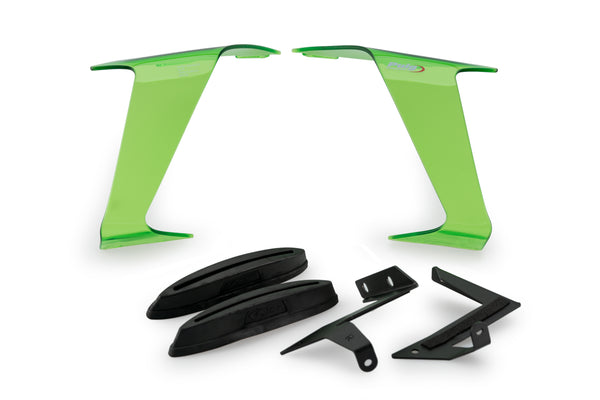 PUIG Downforce Race Spoilers Kawasaki ZX-10RR 2021-25 - Downforce Race Side Spoilers