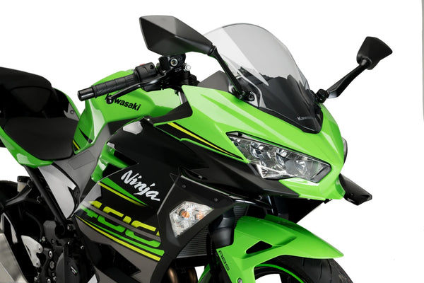 PUIG Downforce Side Spoilers Kawasaki Ninja 400 2018-24 - Downforce Side Spoilers