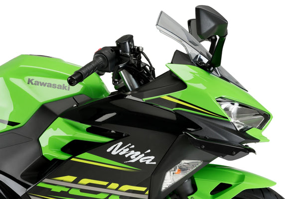 PUIG Downforce Side Spoilers Kawasaki Ninja 400 2018-24 - Downforce Side Spoilers