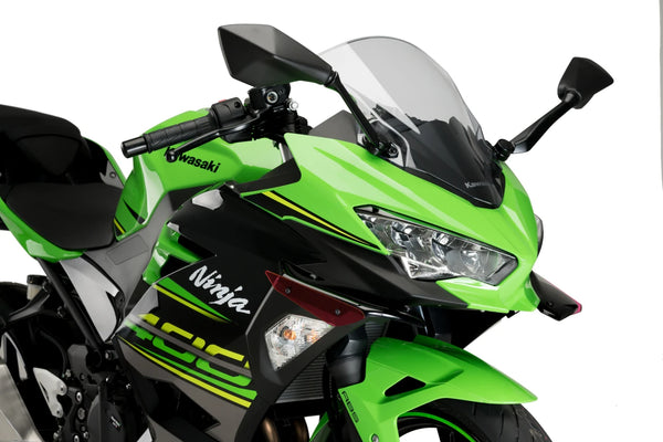 PUIG Downforce Side Spoilers Kawasaki Ninja 400 2018-24 - Downforce Side Spoilers