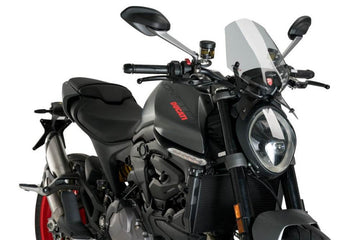 PUIG New Generation Sport Screen Ducati Monster 937 2021-25 - Motorcycle Performance Store