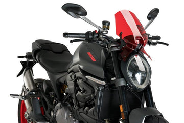 PUIG New Generation Sport Screen Ducati Monster 937 2021-25 - Motorcycle Performance Store