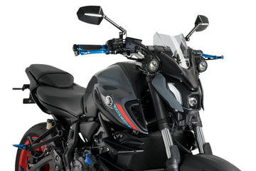 PUIG New Generation Sport Screen Yamaha MT-07 2021-24 - Motorcycle Performance Store