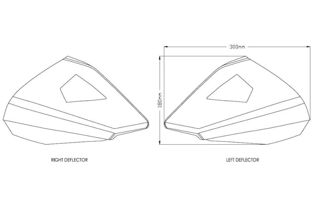 PUIG Upper Deflectors BMW R1250GS 2018-24 - Motorcycle Performance Store