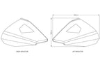 PUIG Upper Deflectors BMW R1250GS 2018-24 - Motorcycle Performance Store