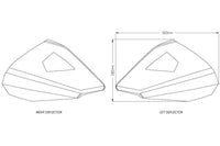 PUIG Upper Deflectors BMW R1250GS 2018-24 - Motorcycle Performance Store