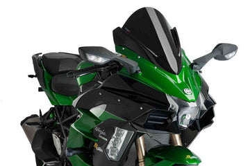 PUIG Z Racing Screen - KAWASAKI Ninja H2 SX 2018-22 - Motorcycle Performance Store