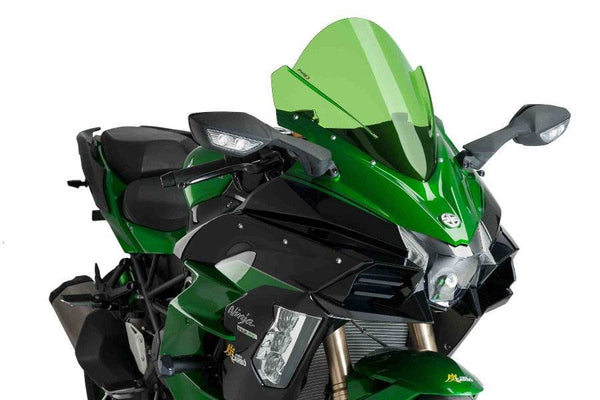 PUIG Z Racing Screen - KAWASAKI Ninja H2 SX 2018-22 - Motorcycle Performance Store