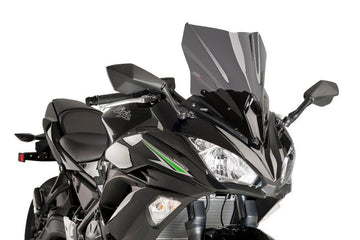 PUIG Z Racing Screen Kawasaki Ninja 650 2017-19 - Motorcycle Performance Store