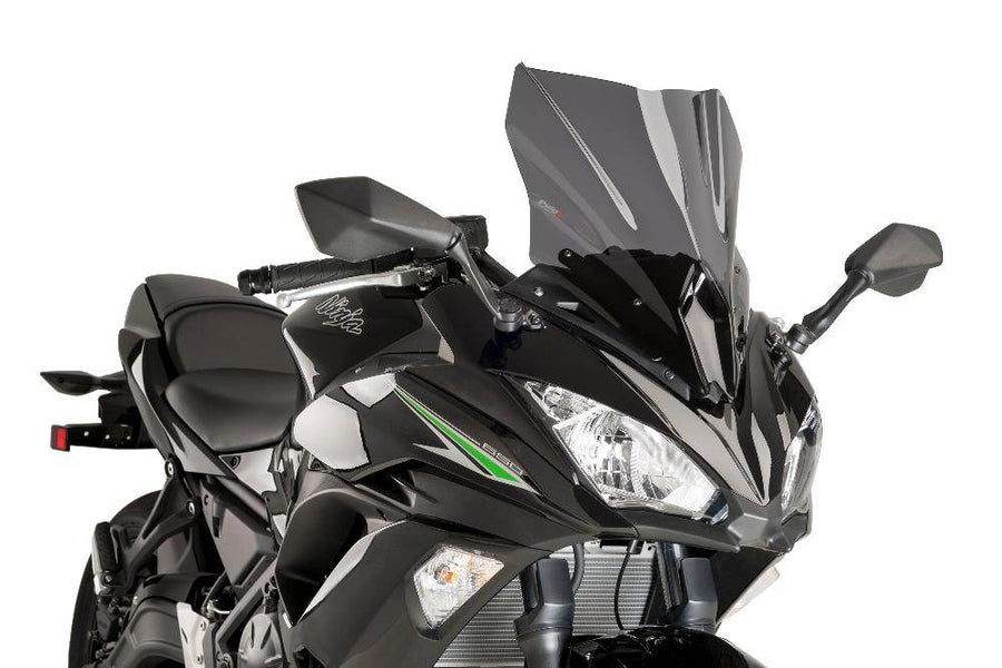 PUIG Z Racing Screen Kawasaki Ninja 650 2017-19 - Motorcycle Performance Store