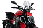 Puig Adjustable Touring Screen Ducati Diavel V4 2024-25 - Motorcycle Performance Store