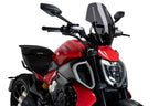 Puig Adjustable Touring Screen Ducati Diavel V4 2024-25 - Motorcycle Performance Store