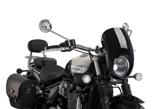 Puig Anarchy Semi Fairing Triumph Bonneville Speedmaster 2018-25 - Motorcycle Performance Store