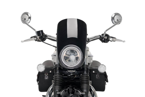 Puig Anarchy Semi Fairing Triumph Bonneville Speedmaster 2018-25 - Motorcycle Performance Store