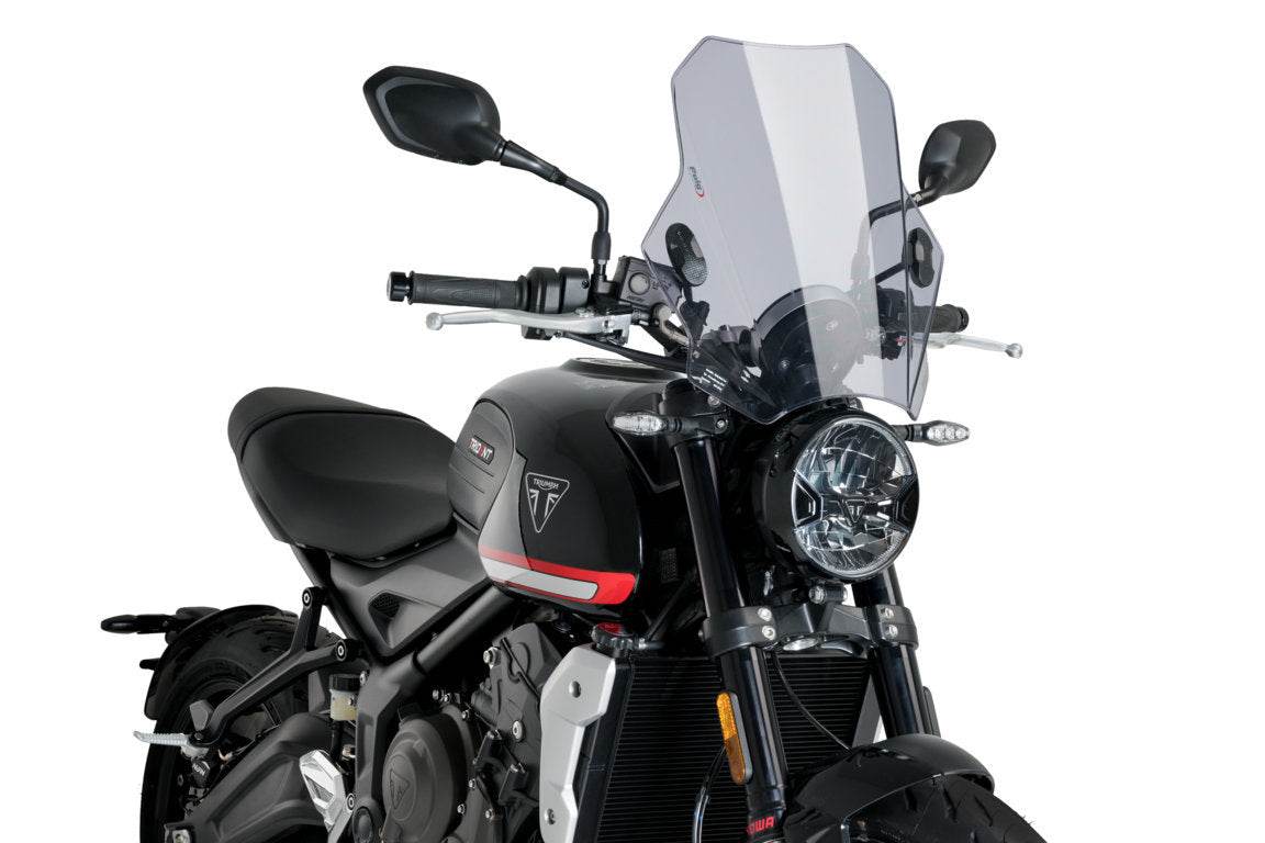 Puig Bat Windscreen Triumph Trident 660 2021-25 - Motorcycle Performance Store