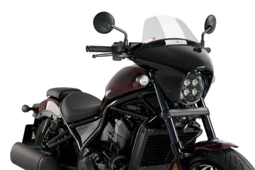 Puig Batwing SML Touring Screen Honda CMX 1100 Rebel 2021-25 - Motorcycle Performance Store