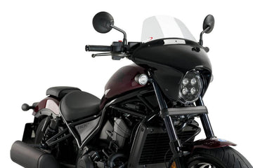Puig Batwing SML Touring Screen Honda CMX 1100 Rebel 2021-25 - Motorcycle Performance Store