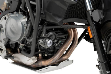 Puig Beam 3.0 Auxiliary Lights installed on a BMW R1300GS